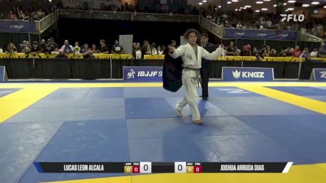 Lucas Leon Alcala vs Joshua Arruda Dias 2026 Pan Kids Jiu-Jitsu IBJJF Championship