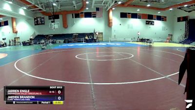 126 lbs Champ. Round 1 - Jarren Engle, Shenandoah Valley Wrestling Cl vs Jaeden Brandon, Clinic Wrestling FXBG