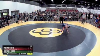 90 lbs Semis & 1st Wrestleback (8 Team) - Ashton King, Patriots Wrestling Club vs Deacon Gibbs, Legacy National