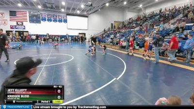 62 lbs Cons. Semi - Krieger Budd, Douglas WC vs Jett Elliott, Casper Wrestling Club