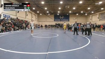 157 lbs Final - Antonio Arguello, Newtown vs Miles Wolfe, New Milford