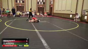 90 lbs Quarterfinals (8 Team) - Keegan Bassett, Revival Aqua vs Ty VALENZUELA, Olympia National Team