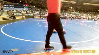 75 lbs Quarterfinal - Bryer Kincaid, Cowboy Wrestling Club vs Brooks Bialo, Bad Karma