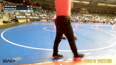 75 lbs Quarterfinal - Bryer Kincaid, Cowboy Wrestling Club vs Brooks Bialo, Bad Karma