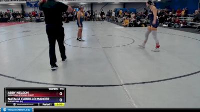 116 lbs Quarterfinal - Natalia Carrillo Mancera, Augustana (IL) vs Abby Nelson, Wisconsin Stevens Point