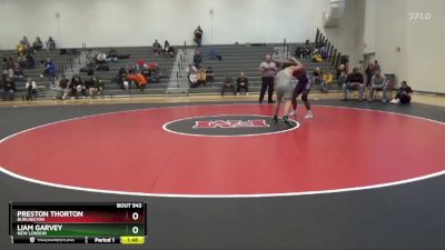 190 lbs 17th Place Match - Preston Thorton, Burlington vs Liam Garvey, New London