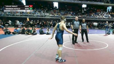 6A 126 lbs Semifinal - Brandon Pattillo, Conroe Woodlands College Park vs Collin Tingley, Cypress Woods