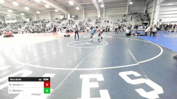 106 lbs Consi Of 32 #1 - Kel Unrein, CO vs Zane Garcia, SC