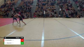 80 lbs Champ. Round 2 - Luca Mariotti, STMA vs Carver Butikofer, Outlaw Wrestling Club