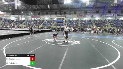 55 lbs Consi Of 8 #2 - Sawyer Beiriger, Alamosa Wrestling vs Owen Fedirko, Lil Mavs