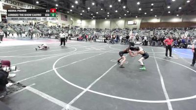 100 lbs Semifinal - Herra Fisher, Atc vs Lorenzo The Show Castro, Scrap Yard Garage