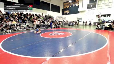 105 lbs Cons. Round 1 - Isabella Ramirez, Palm Springs vs Leila Rivera, El Toro