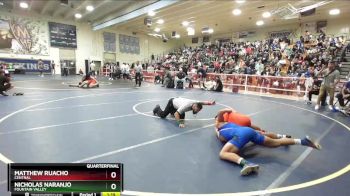 145 lbs Quarterfinal - Nicholas Naranjo, Fountain Valley vs Matthew Ruacho, Central