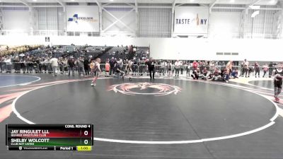 88 lbs Cons. Round 4 - Jay Ringulet Lll, Quaker Wrestling Club vs Shelby Wolcott, Club Not Listed