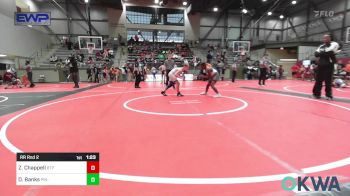 110 lbs Rr Rnd 2 - Zayne Chappell, Tulsa Blue T Panthers vs D'Shawn Banks, Pin-King All Stars