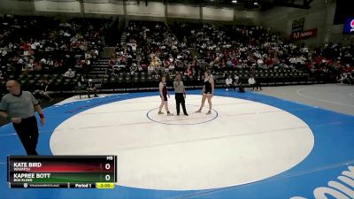 5A 170 lbs Champ. Round 1 - Kate Bird, Wasatch vs Kapree Bott, Box Elder