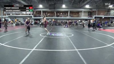 157 Silver 1st Place Match - Bryson Capansky, Cornell College vs Brady Swenson, Augsburg