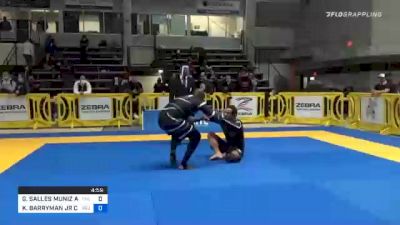 GABRIEL SALLES MUNIZ ALMEIDA vs KEVIN BARRYMAN JR CASEY 2020 American National IBJJF Jiu-Jitsu Championship