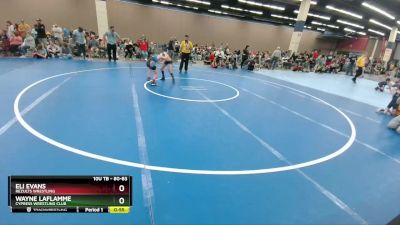 80-83 lbs Round 2 - Eli Evans, ReZults Wrestling vs Wayne LaFlamme, Cypress Wrestling Club