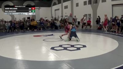 105 lbs Round 1 (6 Team) - Anze Williams, Dynasty vs Isai Sanchez, LAW/Crass