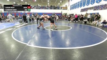 285 lbs Cons. Round 5 - Logan Riley, West Valley (Spokane) vs Cameron Gray, Lake City