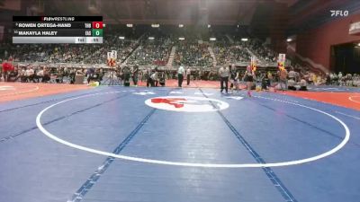 155 lbs Cons. Round 3 - Makayla Haley, Cheyenne East vs Rowen Ortega-Hand, Thunder Basin