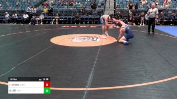 157 lbs Consi Of 32 #2 - Trace Evans, Eastern Oregon vs Anwar Alli, Eap-unatt