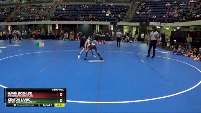 60 lbs Semifinal - Keaton Lanik, Summit Wrestling Academy vs Gavin Boehlke, No Nonsense Wrestling