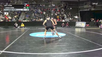 197 lbs Cons. Semi - Logan Kvien, McKendree vs Joey Lyons, Gannon