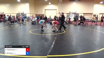 48 kg Rnd Of 64 - Anthony Colantuono, Pennsylvania vs George Bringus, Greater Heights Wrestling