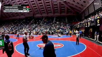 3A-215 lbs Quarterfinal - Davis Richardson, Calvary Day School vs Kade Hawthorne, North Hall