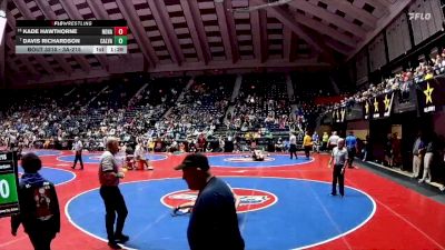 3A-215 lbs Quarterfinal - Davis Richardson, Calvary Day School vs Kade Hawthorne, North Hall