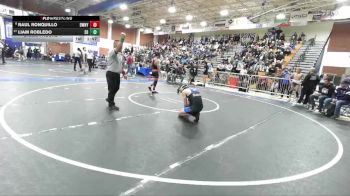 138 lbs Champ. Round 1 - Liam Robledo, San Dimas vs Raul Ronquillo, Downey