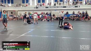 140 lbs Round 3 (6 Team) - Beckett Bovenizer, West Forsyth WC vs John Alvarado, Glasgow WA
