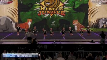 CheerVille MJ - Itsy Bitsy Spiders [2025 L1 Tiny - Novice - Restrictions Day 1] 2025 ASC King of the Jungle Nashville Showdown