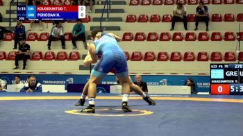 70 kg Repechage #3 - Theocharis Kougioumtsidis, Greece vs Narek Pohosian, Ukraine