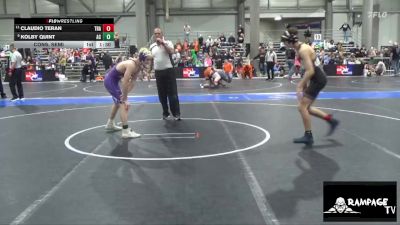 132 lbs Cons. Semi - Kolby Quint, Ark City vs Claudio Teran, Trailblazer