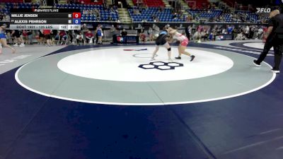 135 lbs Cons. Rd Of 64 - Millie Jensen, NE vs Alexis Pehrson, NE