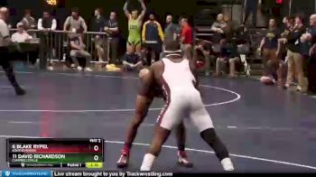184 lbs Champ. Round 2 - 11 David Richardson, Campbellsville vs 6 Blake Rypel, Southeastern