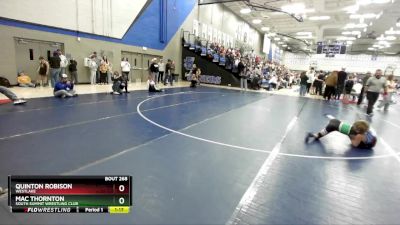 64 lbs Quarterfinal - Quinton Robison, Westlake vs Mac Thornton, South Summit Wrestling Club