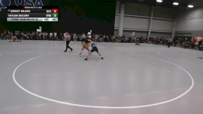126 lbs Cons. Sub-rd Of 32 - Jeredy Nilges, Kansas City Training Center vs Taylen Secory, BTWC