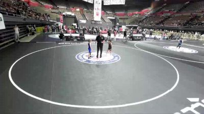 56 lbs Quarters - Tristan Gomez, Team Selma Wrestling Club vs RJ Williams