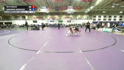 138 lbs Semifinal - Samantha Barragan, Texas Wesleyan vs Skye Realin, Iowa