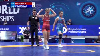 62 kg Qualif. - Bronwyn Jean MACGREGOR, Canada vs Tancholpon Kybalbekova, Kyrgyzstan