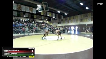 120 lbs Champ. Round 1 - Joshua Garcia, West Valley vs Cairo Plascencia, Central