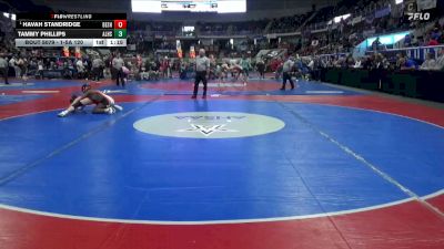 1-5A 120 Semifinal - Havah Standridge, Deshler vs Tammy Phillips, Alexandria HS