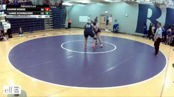 235 lbs. Cons. Round 4 - Lainie Schumacher, Lexington vs Cooper Rowse, Francis Howell Central