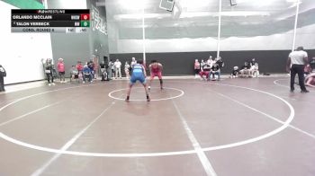 144 lbs Cons. Round 6 - Talon Verbeck, Maize WC vs Orlando McClain, Westmoore High School Wrestlin