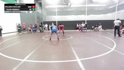 144 lbs Cons. Round 6 - Talon Verbeck, Maize WC vs Orlando McClain, Westmoore High School Wrestlin