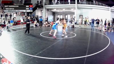 115 lbs Cons. Semis - Matt Harrington, Bad Karma Wrestling Club vs Ben Boyle, Ohio Crazy Goats Wrestling
